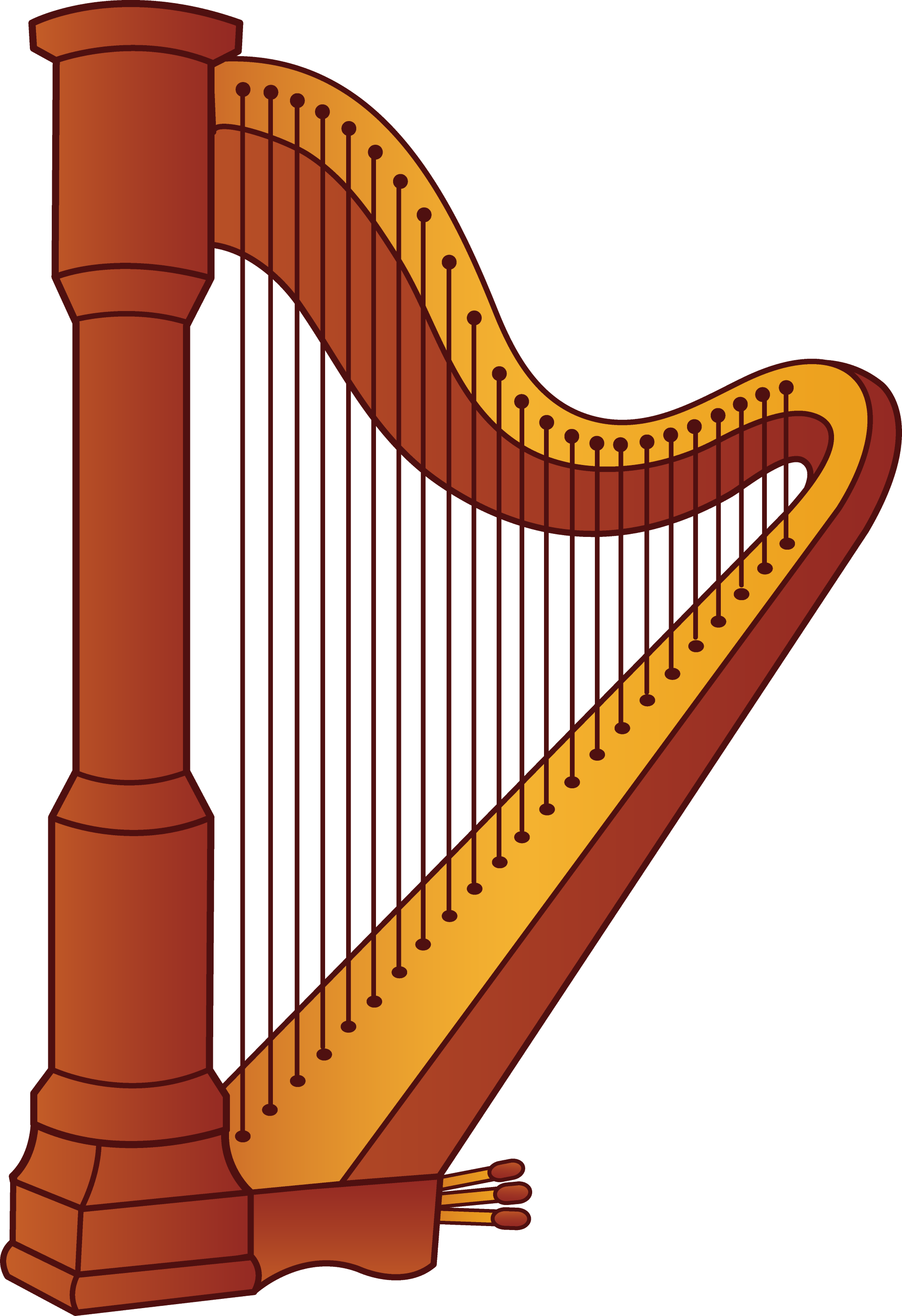 Harp Musical Instrument Free Clip Art