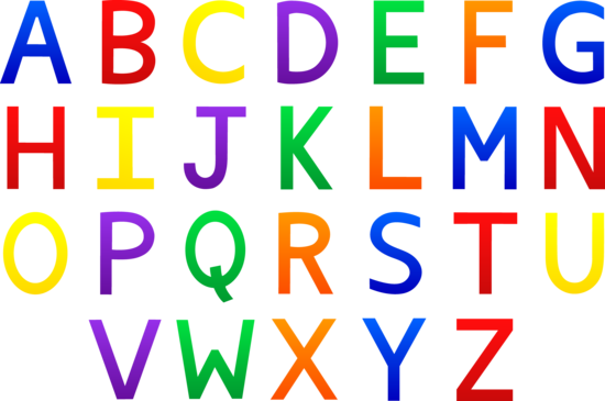 Colorful Alphabet Set - Free Clip Art