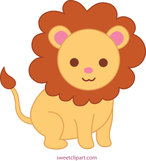 Cute Lion Clip Art - Free Clip Art