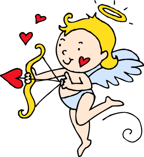 Cute Valentines Cupid Clipart Free Clip Art