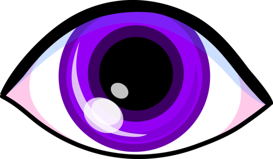 Violet Eye Design - Free Clip Art