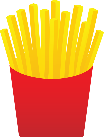 Fast Food French Fries - Free Clip Art