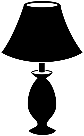 Black Lamp Silhouette Free Clip Art