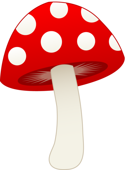 Red and White Mushroom - Free Clip Art