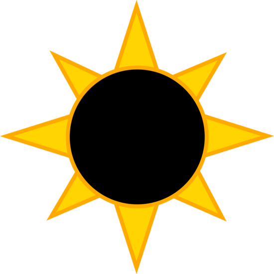 Solar Eclipse Symbol Free Clip Art