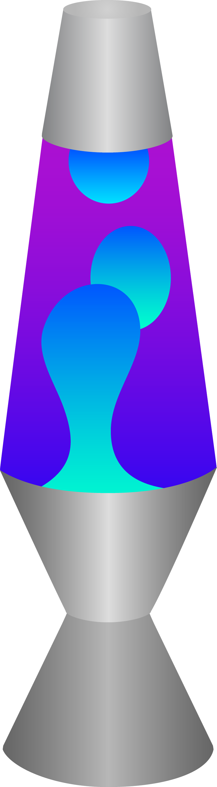 Blue And Purple Lava Lamp Free Clip Art