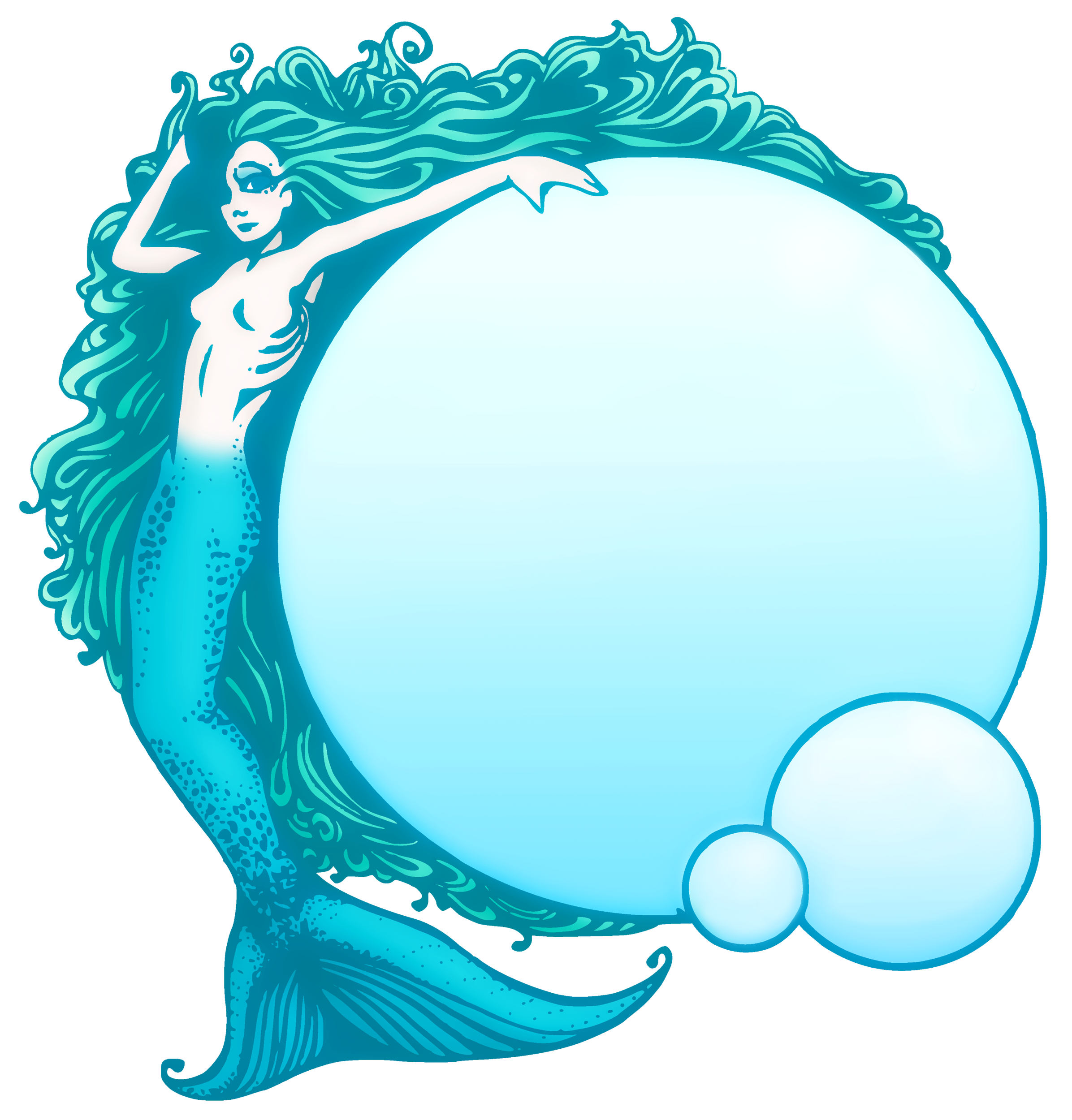 Mermaid Public Domain Clipart - Free Clip Art