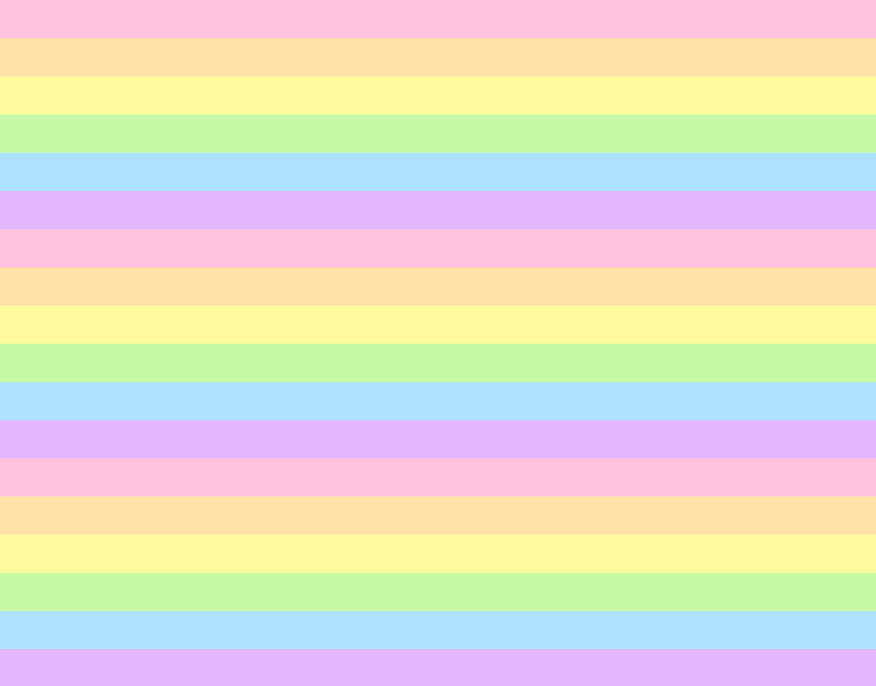 Cute Pastel Rainbow Striped Pattern - Free Clip Art