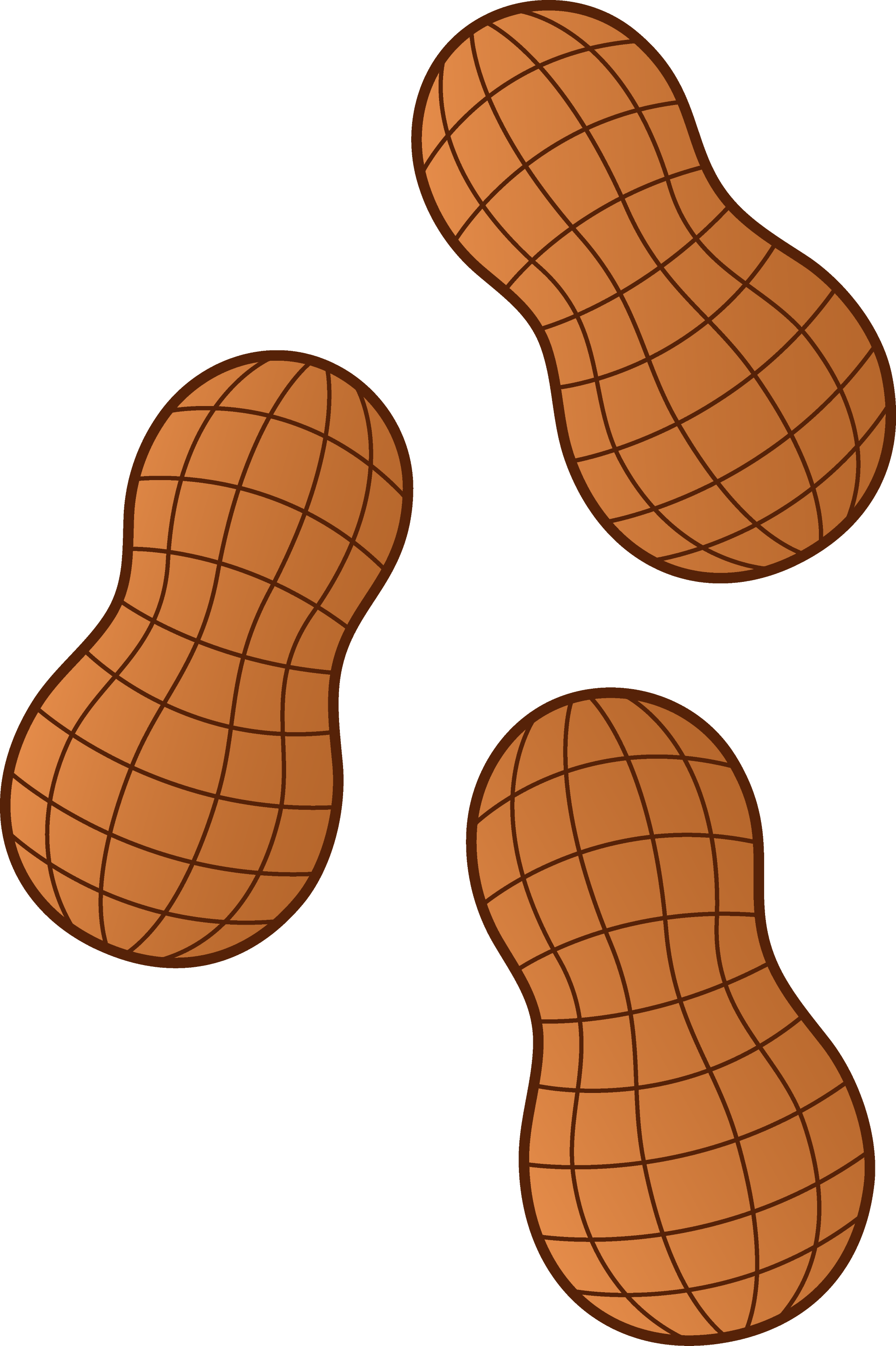 Three Peanuts Free Clip Art