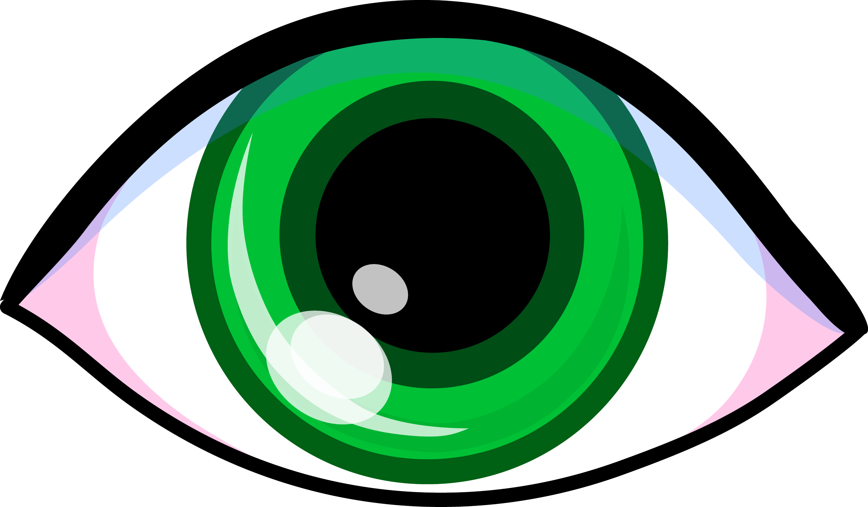 Download Green Eye Design - Free Clip Art