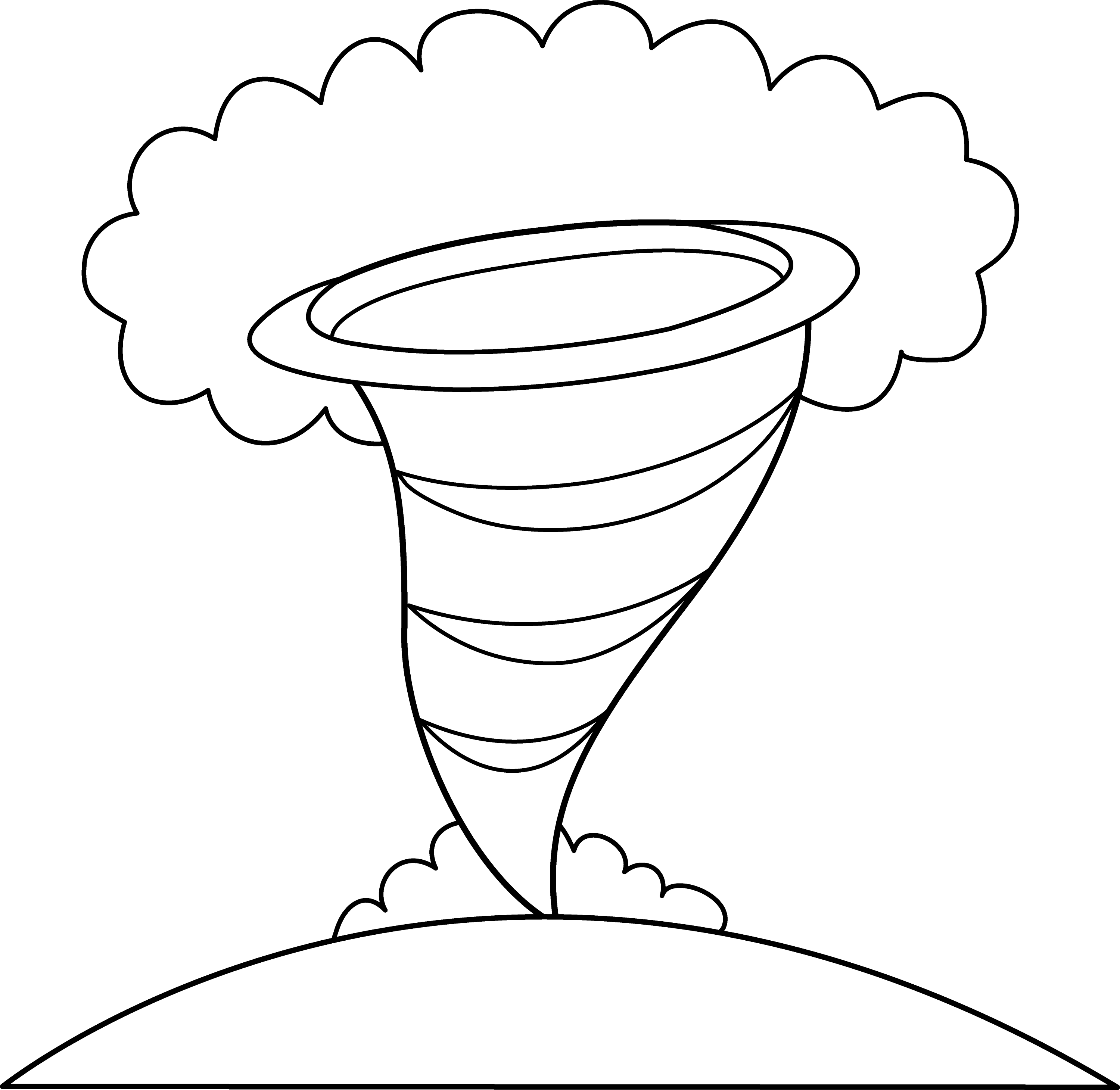 Gambar Colorable Tornado Design Free Clip Art Coloring Page Book Pages ...