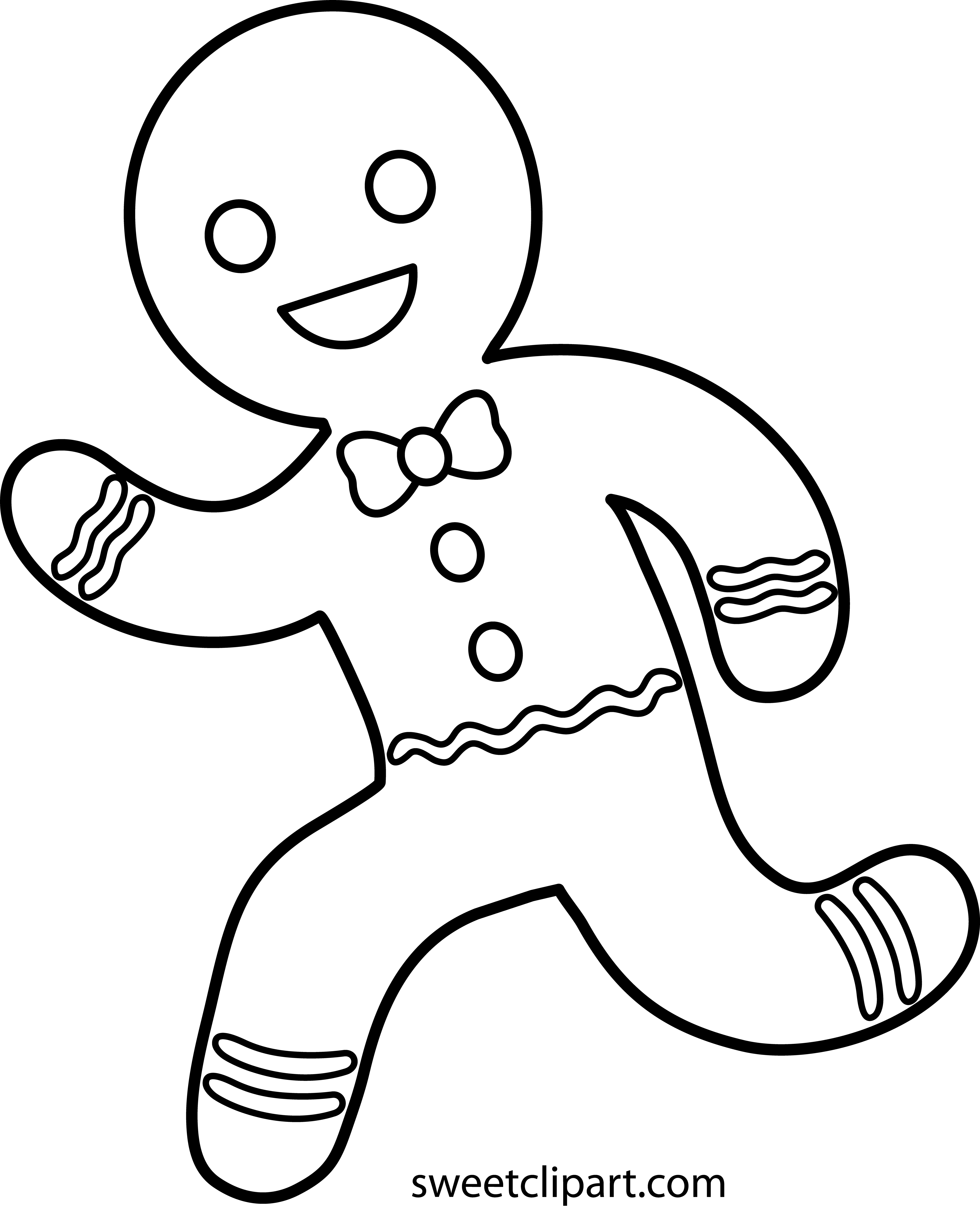 gingerbread man running