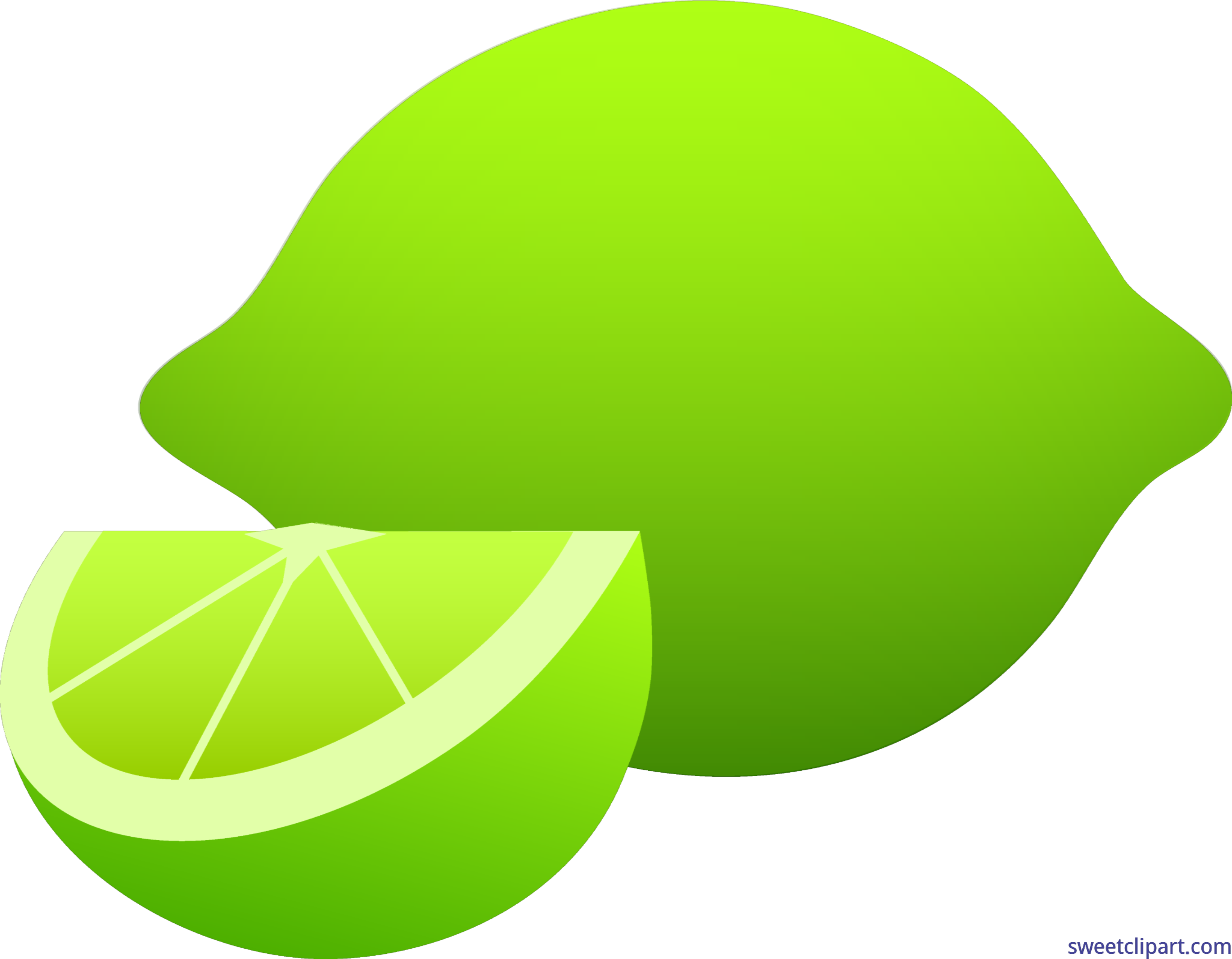Green Lemon Clip Art